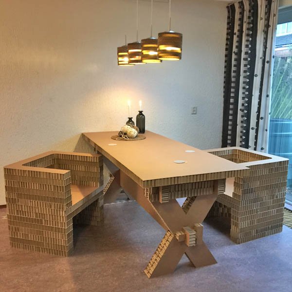 Eethoek van Karton