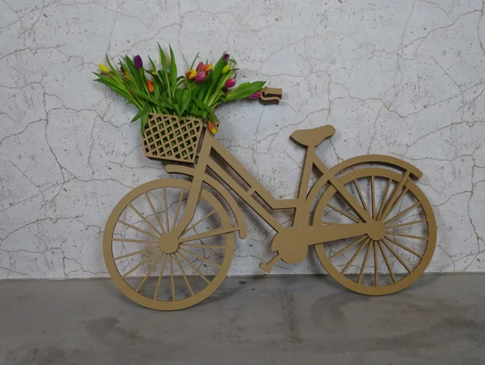 Kartonnen fiets